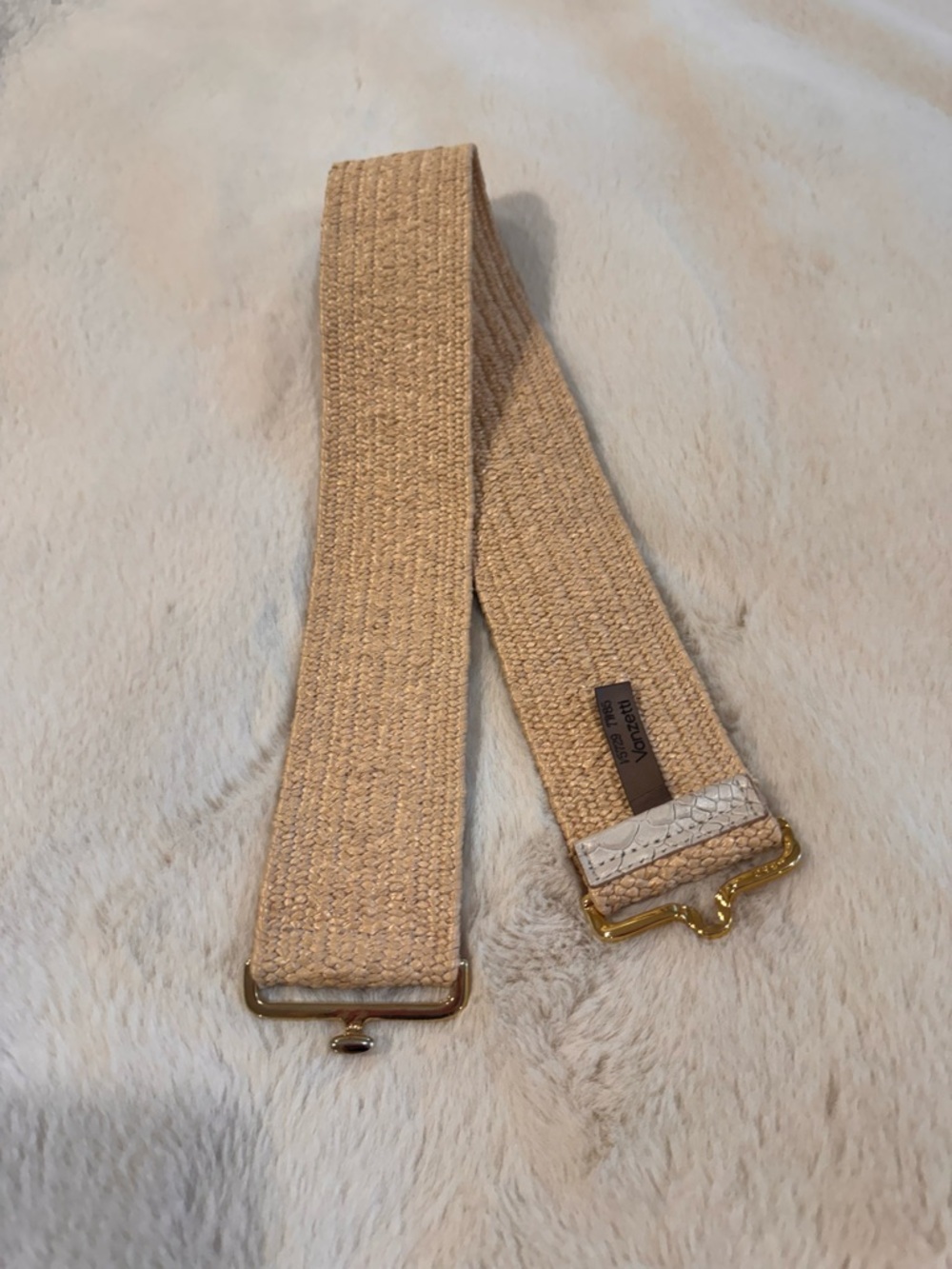 Chic Stretch Woven Belt- Elastic waist belt with Gold Clasp prefect for dresses